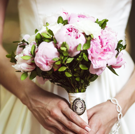 The bride's bouquet